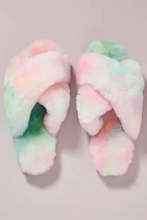Women's Mayberry Tie Dye Slipper In Fairy Floss