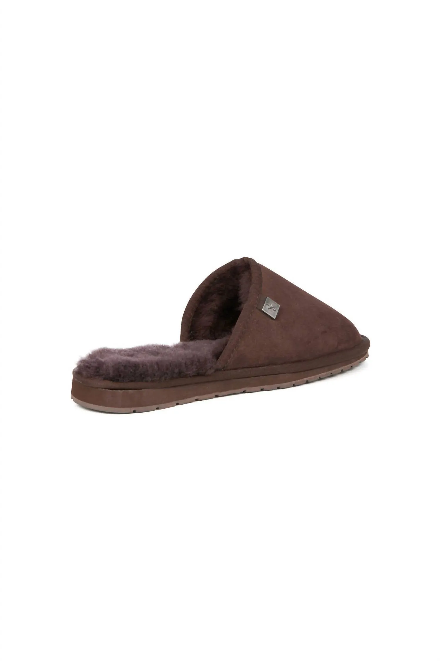 Women's Platinum Yamba Scuff Slipper In Chocolate