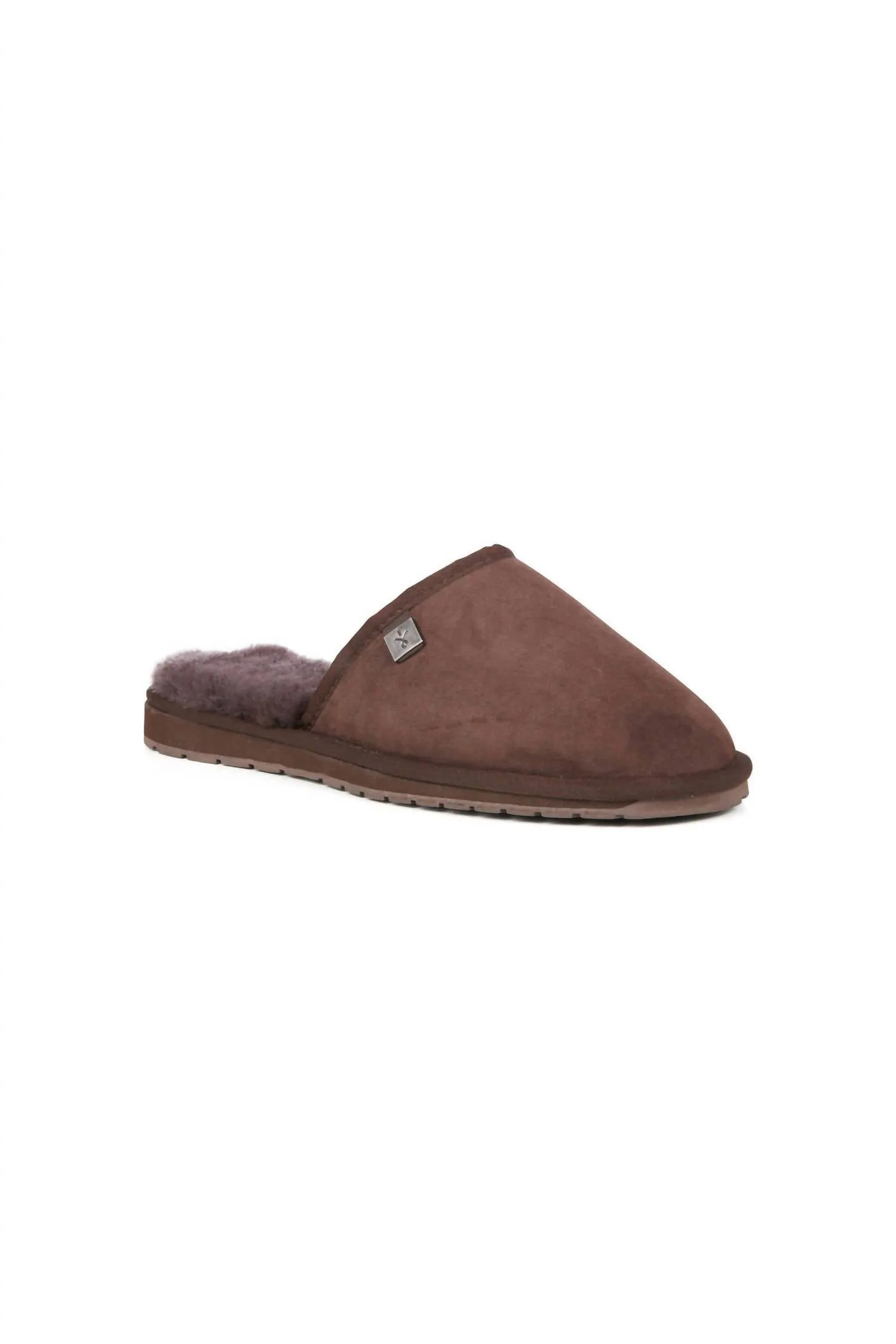 Women's Platinum Yamba Scuff Slipper In Chocolate
