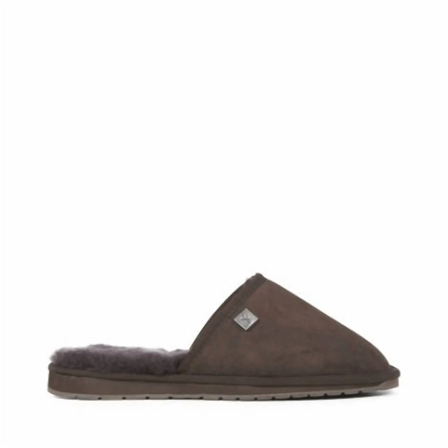 Women's Platinum Yamba Scuff Slipper In Chocolate
