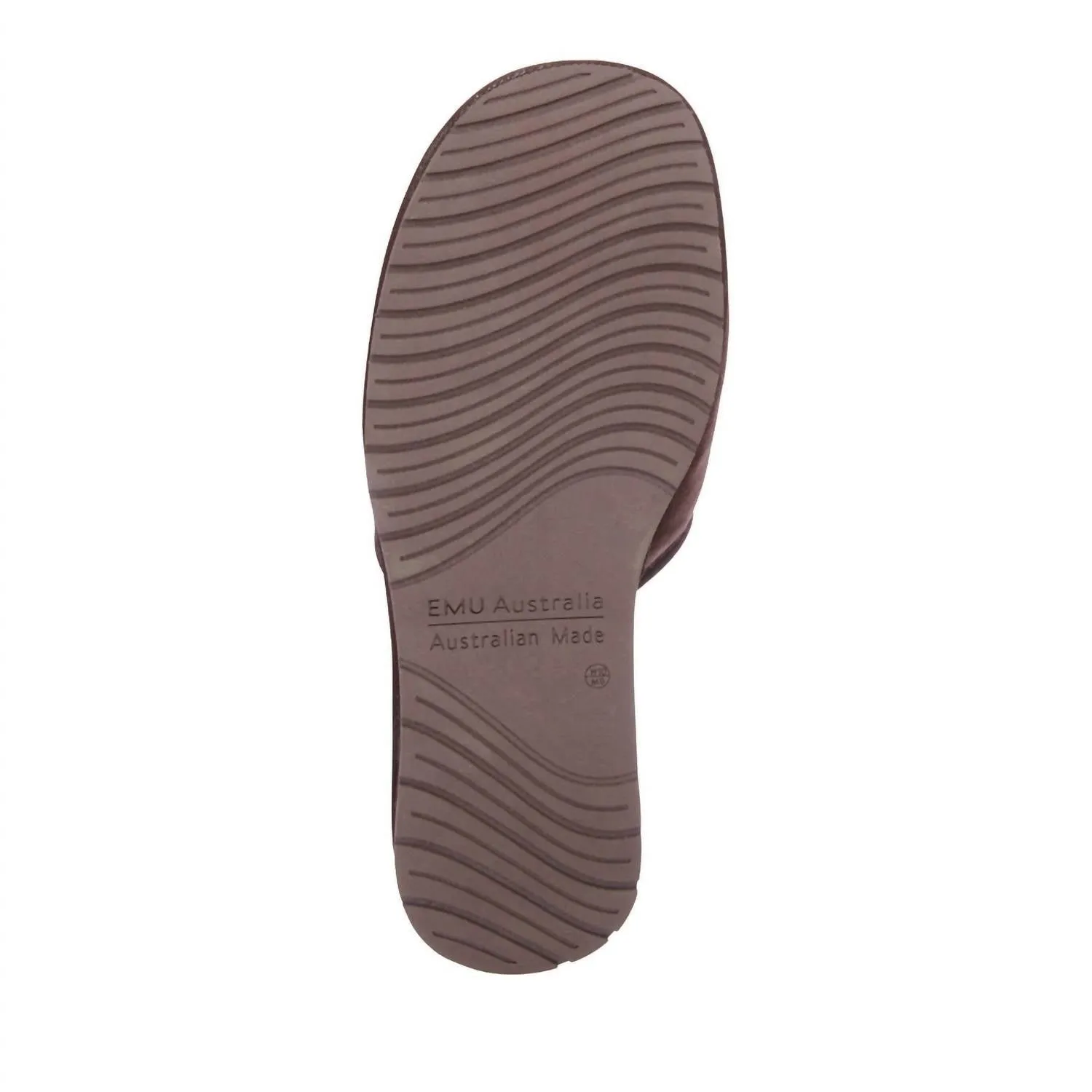 Women's Platinum Yamba Scuff Slipper In Chocolate