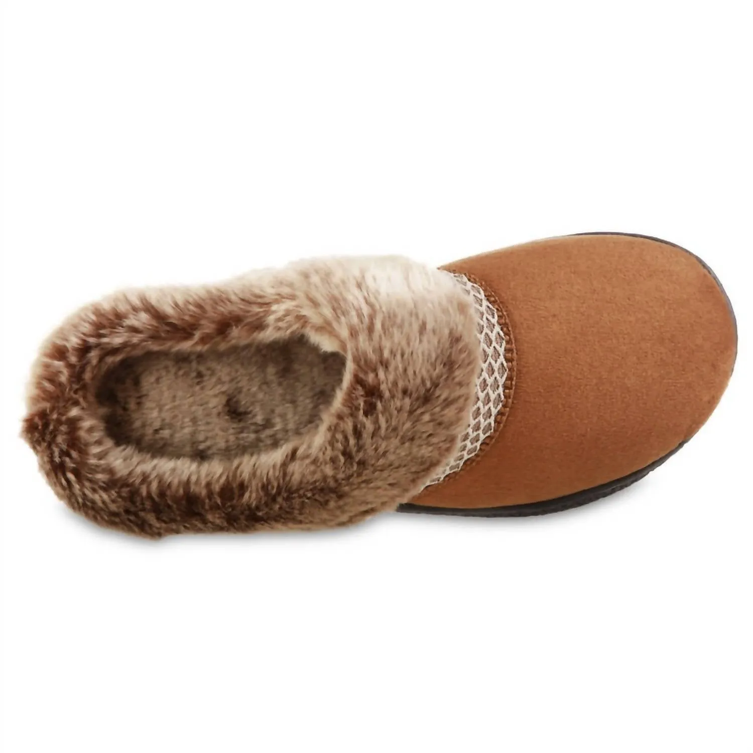 Women's Recycled Microsuede Mallory Hoodback Slipper In Cognac