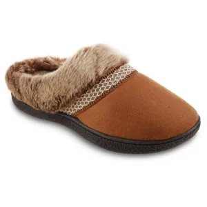 Women's Recycled Microsuede Mallory Hoodback Slipper In Cognac