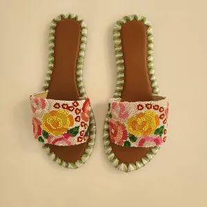 Women's Rose Slides In Multi
