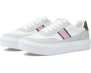 Women's Speedy Sneaker In White Fields/sand Pixie Leopard Grassland