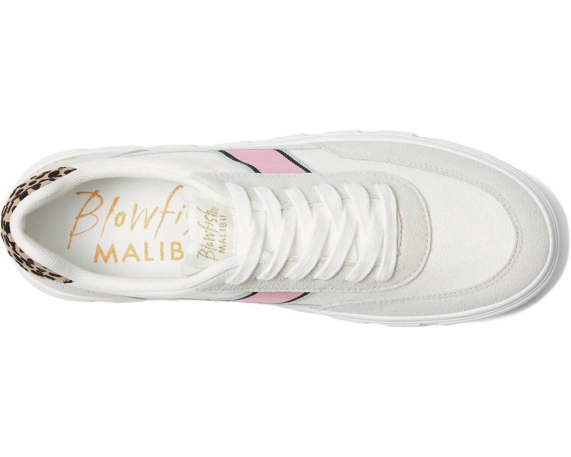 Women's Speedy Sneaker In White Fields/sand Pixie Leopard Grassland