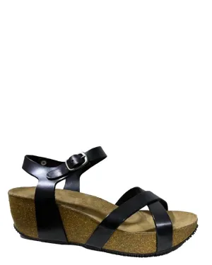 Women's Veda Strap Wedge Sandals In Black