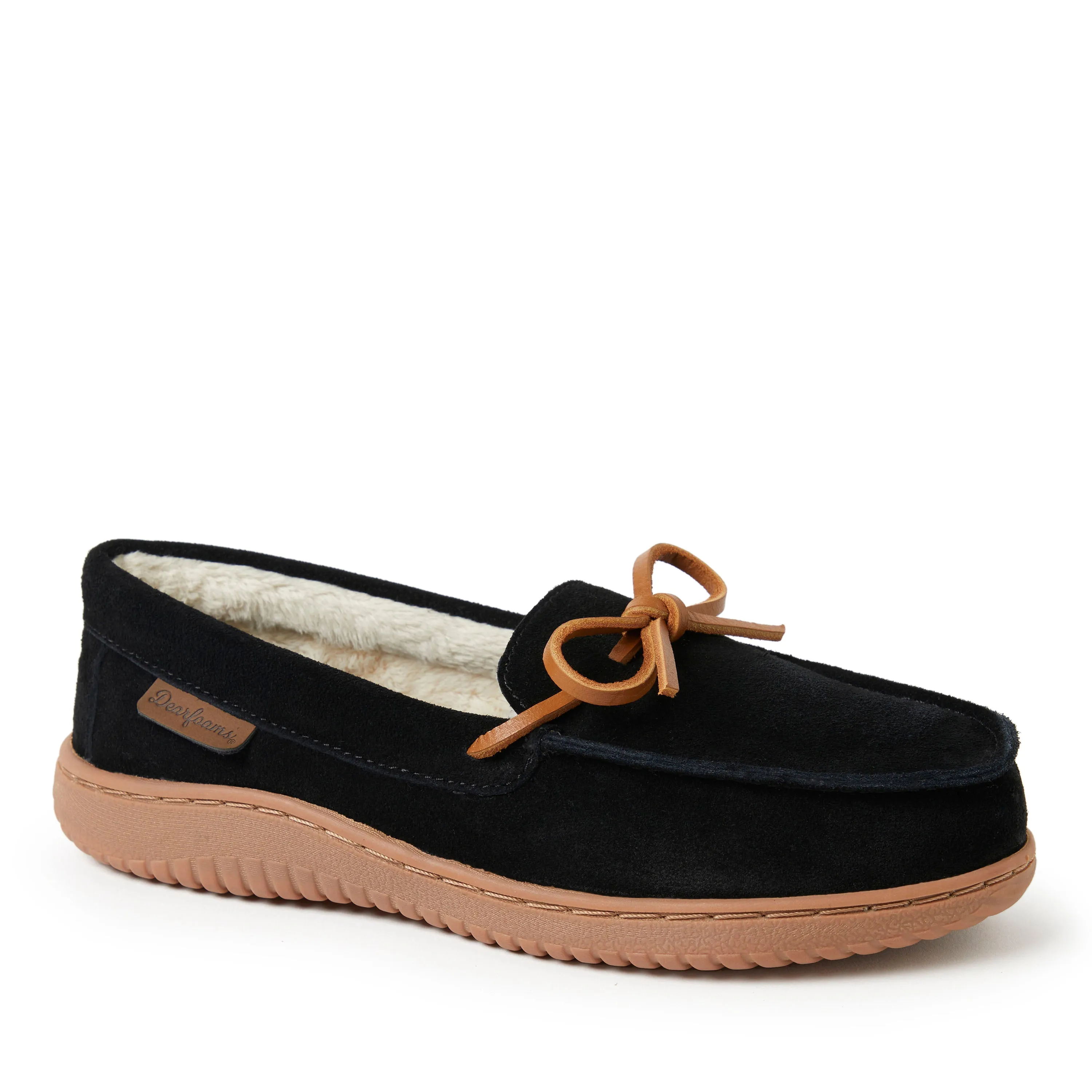 Women's Wilmington Genuine Suede Energy Return Moccasin Slippers