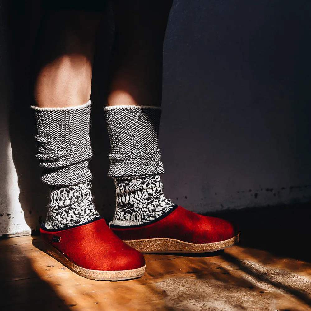 Wool Felt Clogs - Kris - Espresso (Adults 36-46) *Pre-order