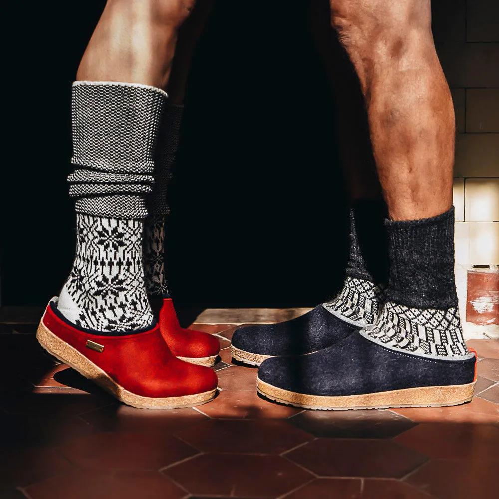 Wool Felt Clogs - Kris - Espresso (Adults 36-46) *Pre-order