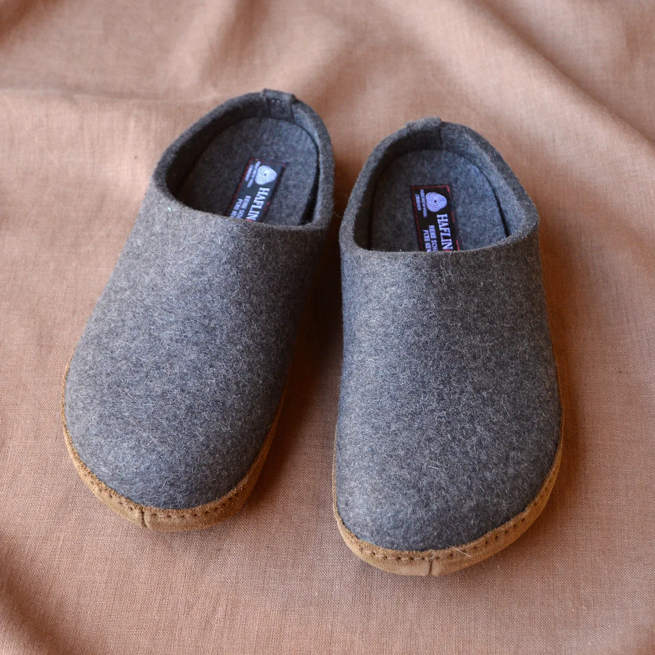 Wool Felt Slippers - Toffel - Anthracite (Adults 36-46) *Pre-order